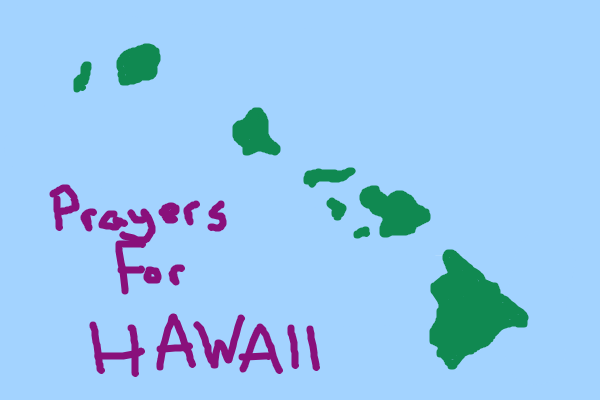 we love you Hawaii