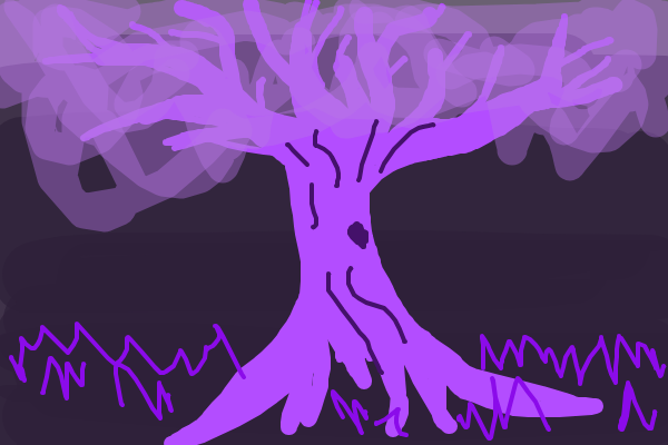 purple trees