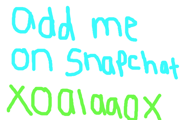 Add Me On Snapchat! - xoalaaox 