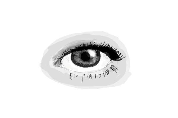 I drew an eye and I don't know why!