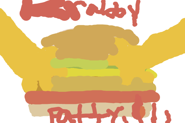 Krabby Patty (I know dont laugh,Horrible